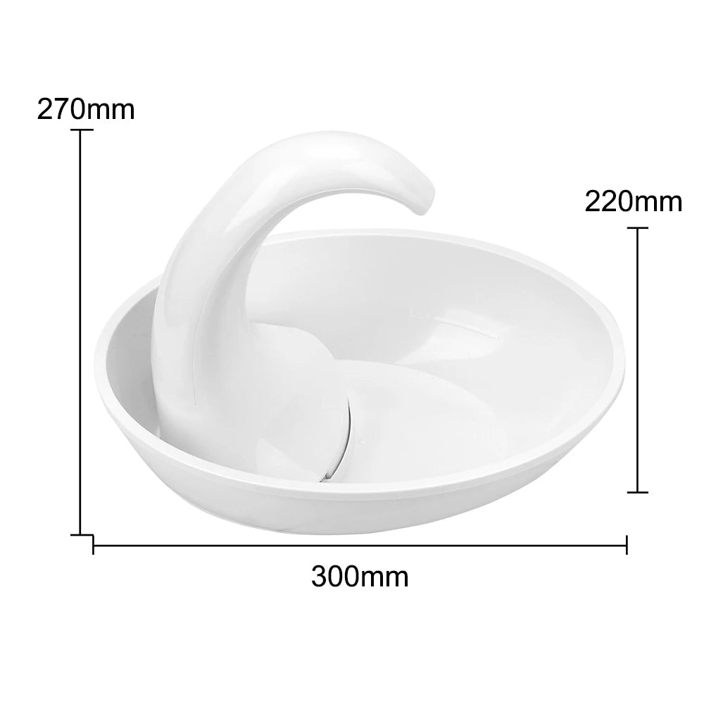 Electric Water Dispenser Feeding Water Flowing Fountain for Cat Dog Pet Cat Drinking Bowl Automatic Swan Pet Cat Water Dispenser