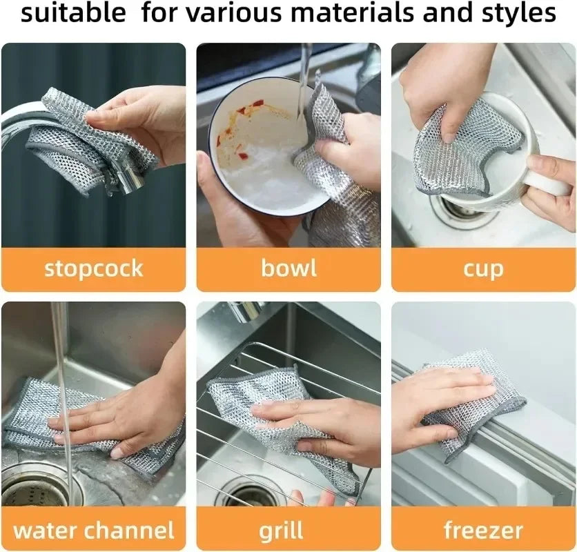 Microfiber Cleaning Cloth Absorbent Towel for Wash Car Housework Clean Kitchen Cleaning Rags Household Clean Tools