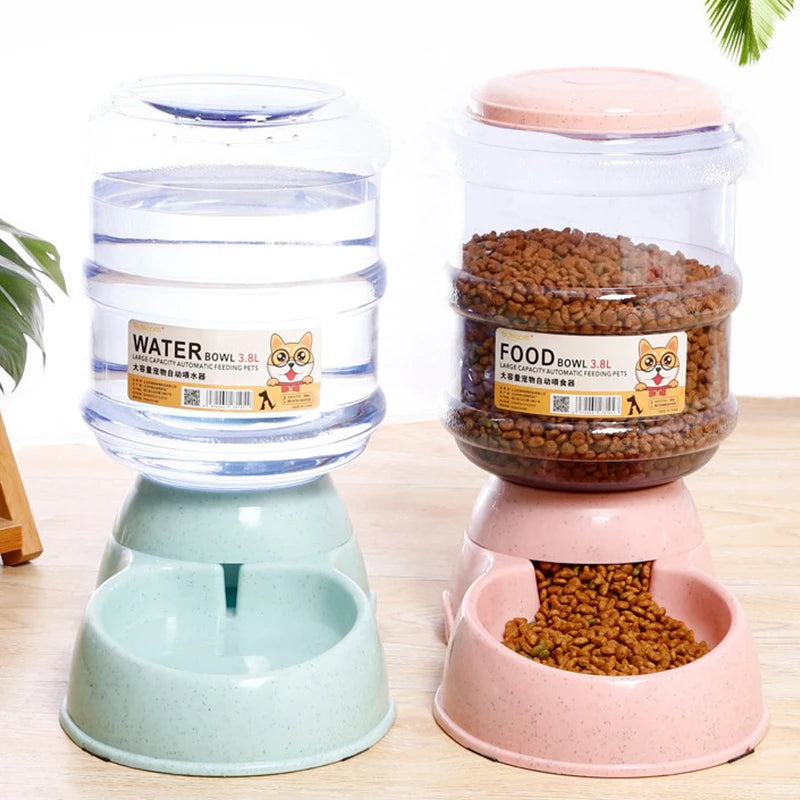 1PC Pet Automatic Water Feeder Large Capacity Pet Feeder Cat Dog Feeding Drinking Bowl Pet Feeding Water Dispenser Pet Supplies