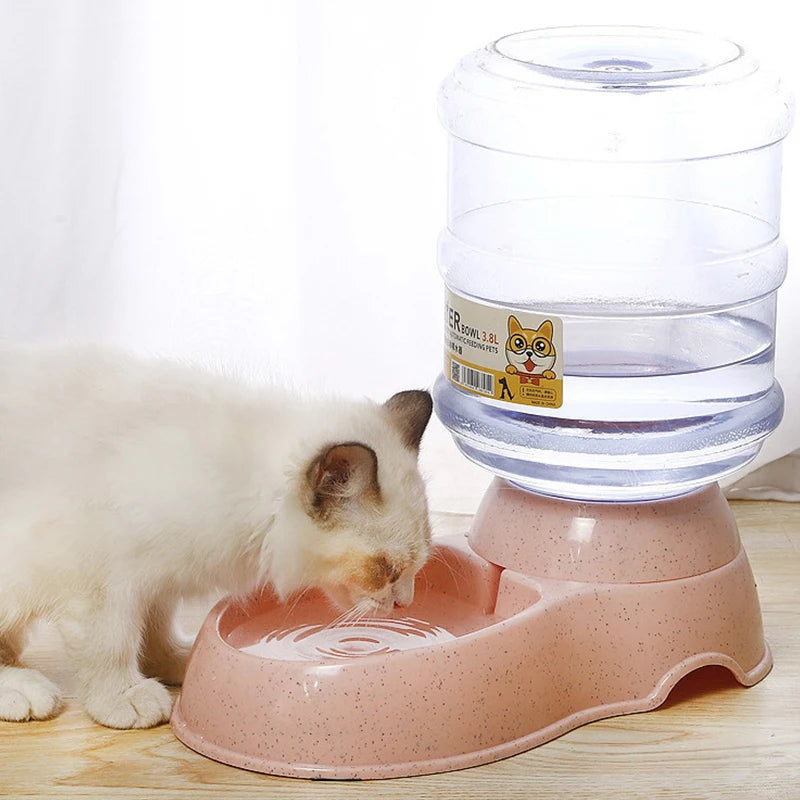 1PC Pet Automatic Water Feeder Large Capacity Pet Feeder Cat Dog Feeding Drinking Bowl Pet Feeding Water Dispenser Pet Supplies