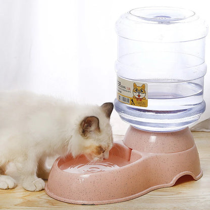 1PC Pet Automatic Water Feeder Large Capacity Pet Feeder Cat Dog Feeding Drinking Bowl Pet Feeding Water Dispenser Pet Supplies