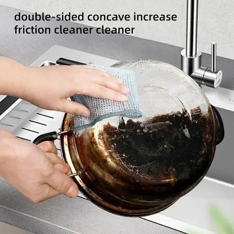 Microfiber Cleaning Cloth Absorbent Towel for Wash Car Housework Clean Kitchen Cleaning Rags Household Clean Tools