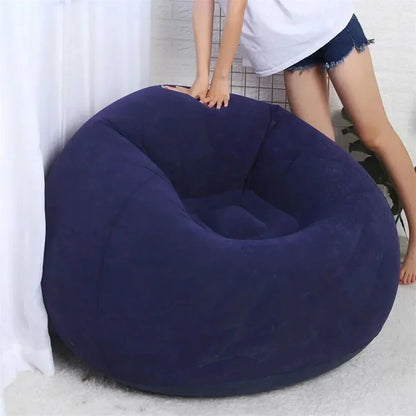 Lazy Sofa Chair Inflatable Lounger Seat Bean Bag Sofas Pouf Puff Couch Tatami Living Room Supply Outdoor Camping Props