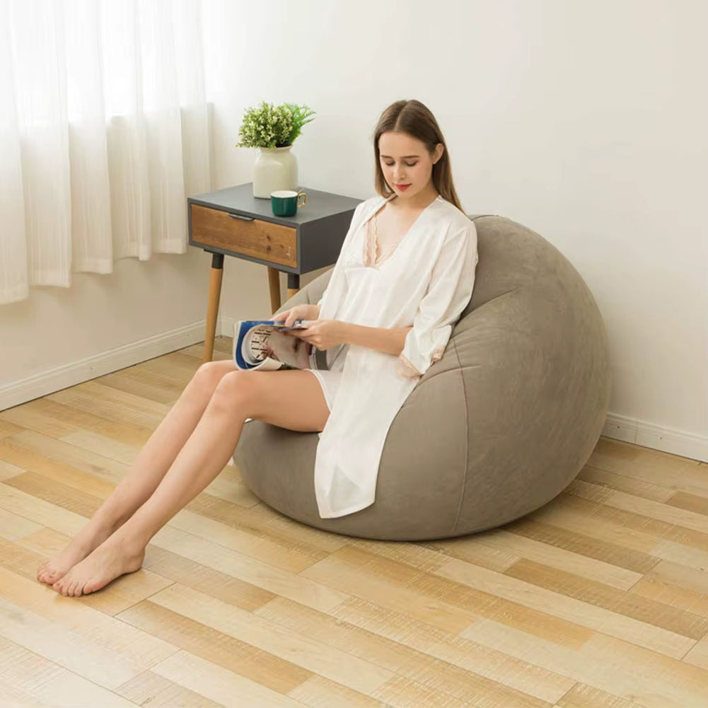 Large Lazy Inflatable Sofa Chairs PVC Lounger Seat Bean Bag Sofas Pouf Puff Couch Tatami Living Room Supply Outdoor Camping